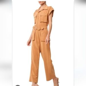 Ciebon Joelle Cap Sleeve Jumpsuit Size Small